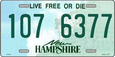 NH license plate 1076377