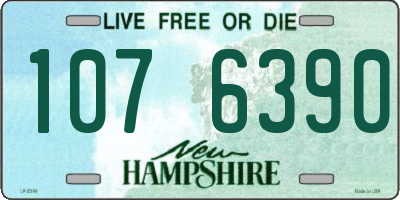 NH license plate 1076390