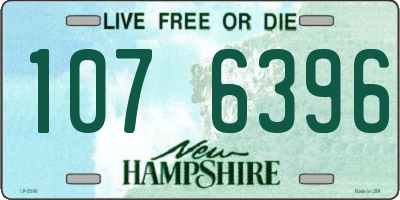 NH license plate 1076396