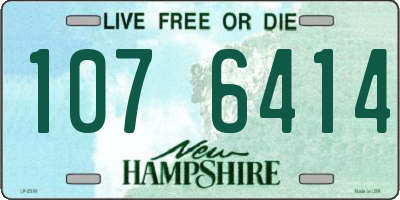 NH license plate 1076414