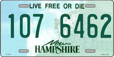 NH license plate 1076462
