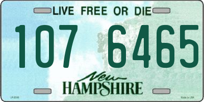 NH license plate 1076465