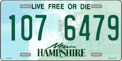 NH license plate 1076479