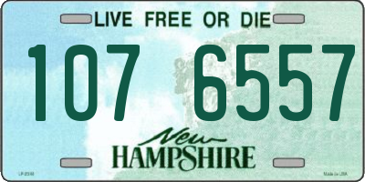 NH license plate 1076557