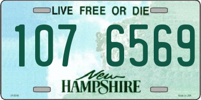 NH license plate 1076569