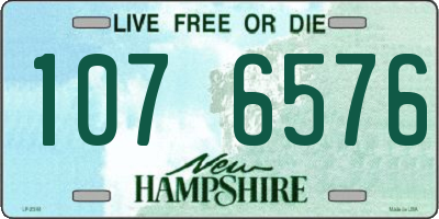 NH license plate 1076576