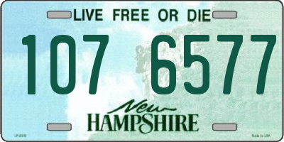 NH license plate 1076577