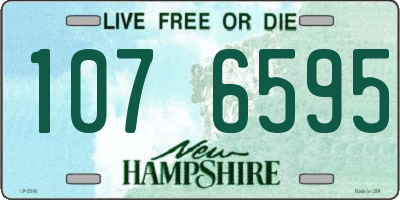 NH license plate 1076595