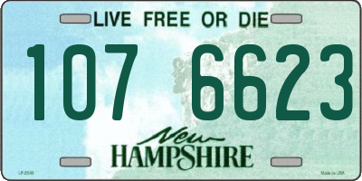 NH license plate 1076623