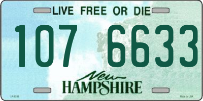 NH license plate 1076633