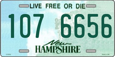 NH license plate 1076656