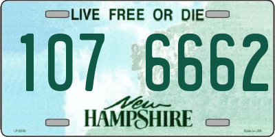 NH license plate 1076662