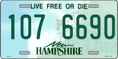 NH license plate 1076690