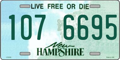 NH license plate 1076695
