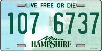 NH license plate 1076737