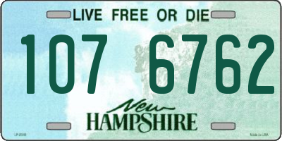 NH license plate 1076762