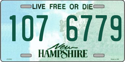 NH license plate 1076779
