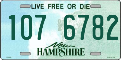 NH license plate 1076782