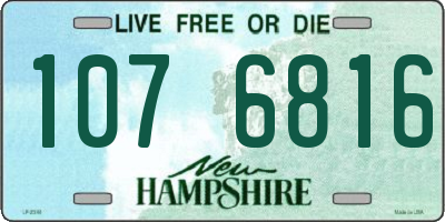 NH license plate 1076816