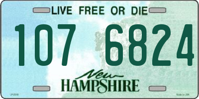 NH license plate 1076824