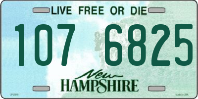 NH license plate 1076825