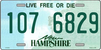 NH license plate 1076829