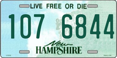 NH license plate 1076844