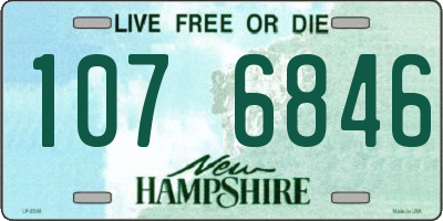 NH license plate 1076846