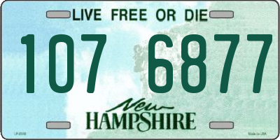 NH license plate 1076877