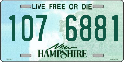 NH license plate 1076881