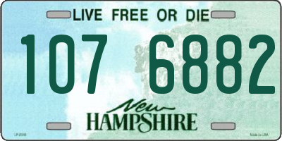NH license plate 1076882