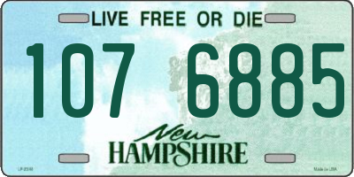 NH license plate 1076885