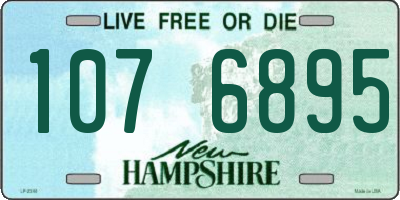 NH license plate 1076895