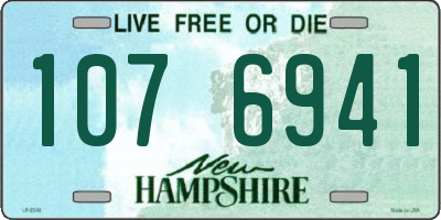 NH license plate 1076941