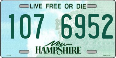 NH license plate 1076952