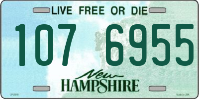 NH license plate 1076955