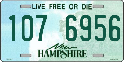NH license plate 1076956