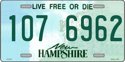 NH license plate 1076962