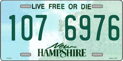 NH license plate 1076976