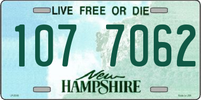 NH license plate 1077062