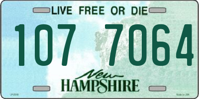 NH license plate 1077064