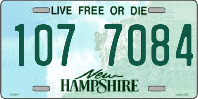 NH license plate 1077084