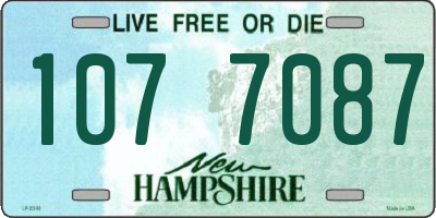 NH license plate 1077087