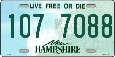 NH license plate 1077088