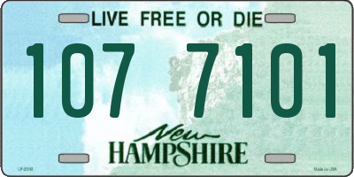 NH license plate 1077101