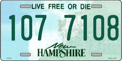 NH license plate 1077108