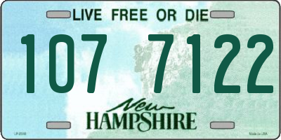 NH license plate 1077122