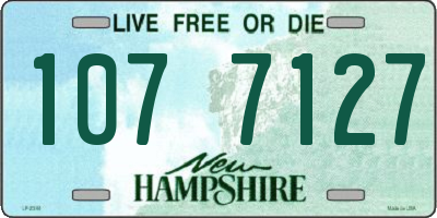 NH license plate 1077127