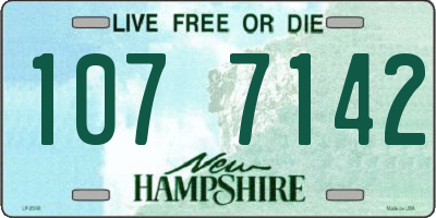 NH license plate 1077142