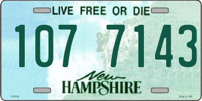 NH license plate 1077143